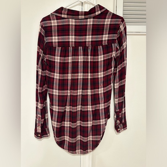 American Eagle half button pullover flannel - Picture 3 of 3